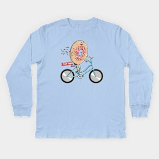 Donut fast food Kids Long Sleeve T-Shirt